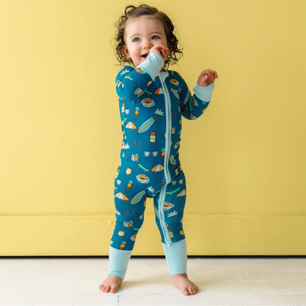 Little Sleepies Surfs Up Kids Footie Pajamas